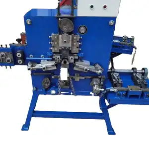 Machine de cintrage de chaîne de fil d'acier inoxydable 4-6mm et machine de fabrication de chaîne automatique et machine de chaîne en acier