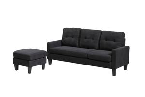 Divano Moderno a L in Tessuto, <span class=keywords><strong>Design</strong></span> Salvaspazio per Hotel e Soggiorno Domestico - Product Image 2