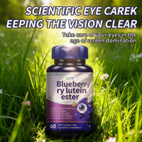 Comprimés de Lutéine pour le Soutien Oculaire Avancé, Vitamines et Supplément pour la Clarté de la Vision, Complexe Ginkgo et Eyebright