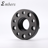 Nouvel adaptateur d'entretoise de roue Embers PCD 5x114.3-71.6mm pour Jeep Wrangler Cherokee Liberty 15-35mm en alliage d'aluminium forgé