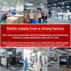 Caja de regalo de cartón kraft negro del fabricante, caja de embalaje con tapa tipo cielo y tierra, caja de regalo vacía. - Product Image 2