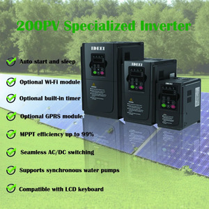 30kw 37kw 45kw 55kw 75kw 90kw 132kw Off Grid 3 Phase <b>Solar</b> Hybrid <b>Pump</b> 50Hz to 60Hz Frequency Vfd With MPPT LX200 380V AC Variab - Product Image 2