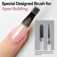 BORN PRETTY Gel Constructeur Couleur Naturelle 15ml, Gel de Base 8 en 1, Brosse Spéciale OEM pour Extension d'Ongles et Construction de l'Apex de l'Ongle