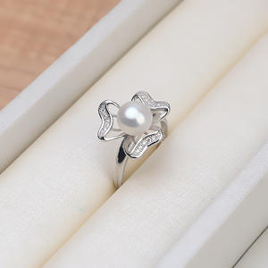 Juego de Pendientes Colgantes de Plata S925 con Base de Trébol de 3 Hojas, Hermosos Accesorios DIY con Base Vacía, Joyería de Moda 1285 - Product Image 3