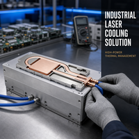 Plaque de refroidissement liquide en cuivre et aluminium usinée CNC pour module laser, chargeur IGBT, refroidissement d'onduleur EV