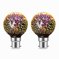 Ampoule LED E27 G80 pour les fêtes, ampoule à effets de feux d'artifice, ampoule ciel étoilé, ampoule LED 3D à effets de feux d'artifice b22 230V G80 pour café, restaurant, bar