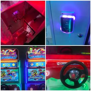 Machine de simulateur de jeu vidéo <span class=keywords><strong>Mario</strong></span> Arcade à pièces Machine de jeu d'amusement de voiture de course pour les enfants - Product Image 6