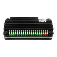 Boîtier de dissipateur thermique en métal à refroidissement passif Raspberry Pi Zero en alliage d'aluminium avec en-tête de broche pour Pi Zero / Zero W / Zero 2W