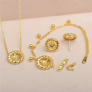 อุปกรณ์ทำแหวนไข่มุกเงินแท้ S925 สไตล์ไดนามิก แหวนเจ้าหญิง 5-8 มม. วงแหวนเปล่า กึ่งสำเร็จรูป 2730 วงแหวนสำหรับทำเครื่องประดับ - Product Image 1