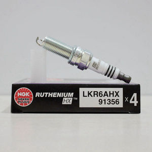 Bougies d'allumage NGK d'origine pour système moteur automobile, authentiques Laser 91356 LKR6AHX avec alliage de Ruthénium - Product Image 3