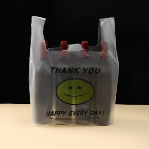 Hot <b>Sale</b> Supermarket Shopping Vest Fruit <b>Plastic</b> <b>Bag</b> Takeaway Food Packaging with Side Gusset <b>for</b> Exhibition Use - Product Image 6