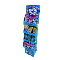Support d'affichage en carton ondulé vertical personnalisé pour les aliments santé / compléments alimentaires, présentoir de vente au détail, support d'affichage à crochet