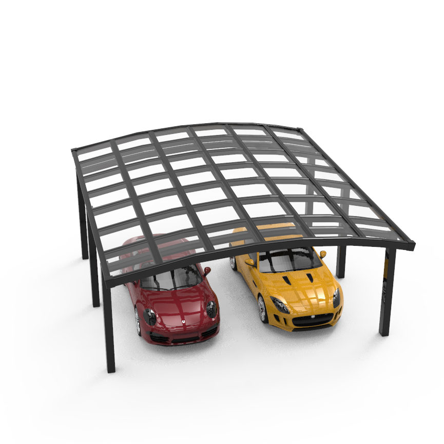 Zonneschuur Carport Auto Garage Aluminium Auto Poort Luifel Tuinhuis Op Maat Kleuren Dak Luifel Auto Schaduw Carport