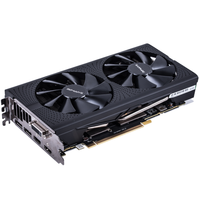 Carte graphique vidéo GDDR5 RX580 de 8 Go pour ordinateur de bureau et jeu, interface mémoire 256 bits avec ventilateur de refroidissement
