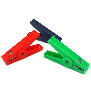 Pince crocodile populaire 50 A, entièrement isolée, en plastique, sécurisée, pour <span class=keywords><strong>batterie</strong></span> et câble - Product Image 2