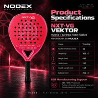 Raquette de padel professionnelle OEM ODM 2027, forme goutte d'eau, carbone composite intégral, surface 3D Spin, noyau EVA, fabricant de marque personnalisée