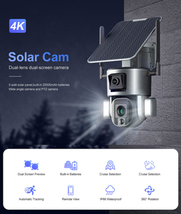 Cámara Solar Wifi Xmeye de Alta Calidad con Luz, Tarjeta SIM 4G, Detección por IA, Luz de Relleno, Visión Nocturna, <span class=keywords><strong>IR</strong></span> de 30M, 128GB, PTZ - Product Image 5