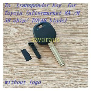 Aftermarket per la sostituzione della chiave dell'auto <span class=keywords><strong>Toyota</strong></span> con al Transponder 8A/<span class=keywords><strong>H</strong></span> 39 <span class=keywords><strong>Chip</strong></span> TOY48 Blade per chiave di sicurezza del veicolo - Product Image 6