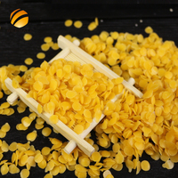 Les granules purs naturels de cire d'abeille de BEEHALL perle le matériel de cire pour la fabrication de bougie