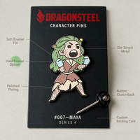 Épinglette personnalisée en émail dur avec personnage de dessin animé, badge en métal nickelé pour collection d'anime, création artistique OEM sur mesure en gros