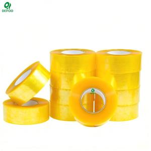 Cinta de embalaje Yellowvish con logo personalizado, adhesivo de caucho, rollo jumbo de BOPP, cinta de embalaje de alta resistencia, cinta de celofán, muestras gratuitas. - Product Image 4