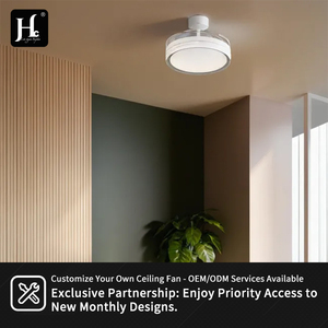 Ventilateur de plafond rétractable de 42 pouces, nouveau design, ventilateur de plafond avec lumière, ventilateur de plafond intelligent invisible avec télécommande - Product Image 6