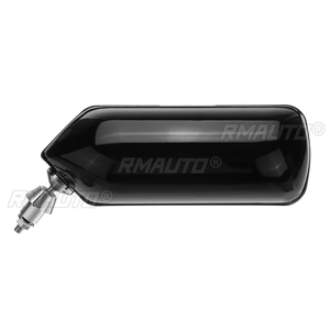2 Espejos Retrovisores Laterales Universales para Automóvil, Estilo Retro Cuadrado F1, con Superficie de Espejo Azul y Soporte Metálico - Product Image 6