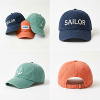 Gorra de Béisbol Moderna, Lavada, Desgastada, con Logotipo Bordado, Unisex, Deportiva, de Algodón