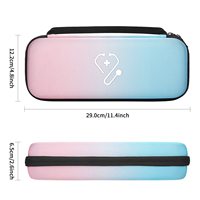 Étui de protection rigide en EVA personnalisé OEM haut de gamme, sac coloré pour stéthoscope, pochette de luxe pour accessoires d'infirmière avec fermeture éclair
