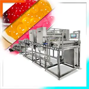 After sales Service Automatic Special Innovative Popping Boba Process Machine Manufacture Machine Line