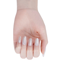 Échantillon Gratuit : Bandes de Vernis à Ongles Solides au Design Élégant, Bandes de Gel Semi-Durcies, Autocollants Artistiques pour Ongles