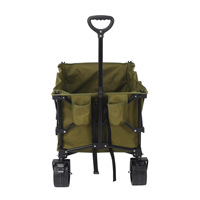 Chariot de camping pliable de haute qualité, portable, pratique, tendance, pour la plage, le jardin et les activités de plein air, vente en gros