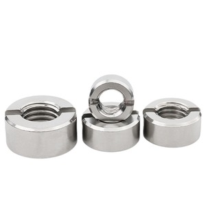 Bafang Stainless Steel Grooved Round Nuts M3 M4 M5 M6 M8 M10 M12 GBT 817-1988 Metric Grade B Level 4.8 Standard Thread - Product Image 1
