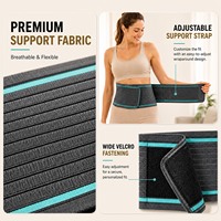 Ceinture de soutien de maternité 6-en-1 avec mode de levage doux du ventre et soutien des hanches pour chaque étape – Bande de soutien abdominal