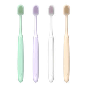 Cepillo de dientes personalizable con cerdas suaves de nailon, cabezal ancho, para adultos, hecho en China, número de pieza SF1370 - Product Image 4