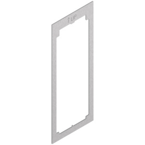 Adaptateur en acier plat de 30 pouces de longueur, 10 pouces de largeur et 0,6 pouce de hauteur pour interrupteurs muraux - Product Image 1