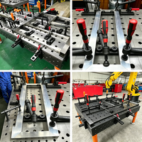 Table de serrage 3D / Table de soudage D16 D28 avec trous / Table de soudage 3D avec pinces de fixation / Table de fabrication métallique