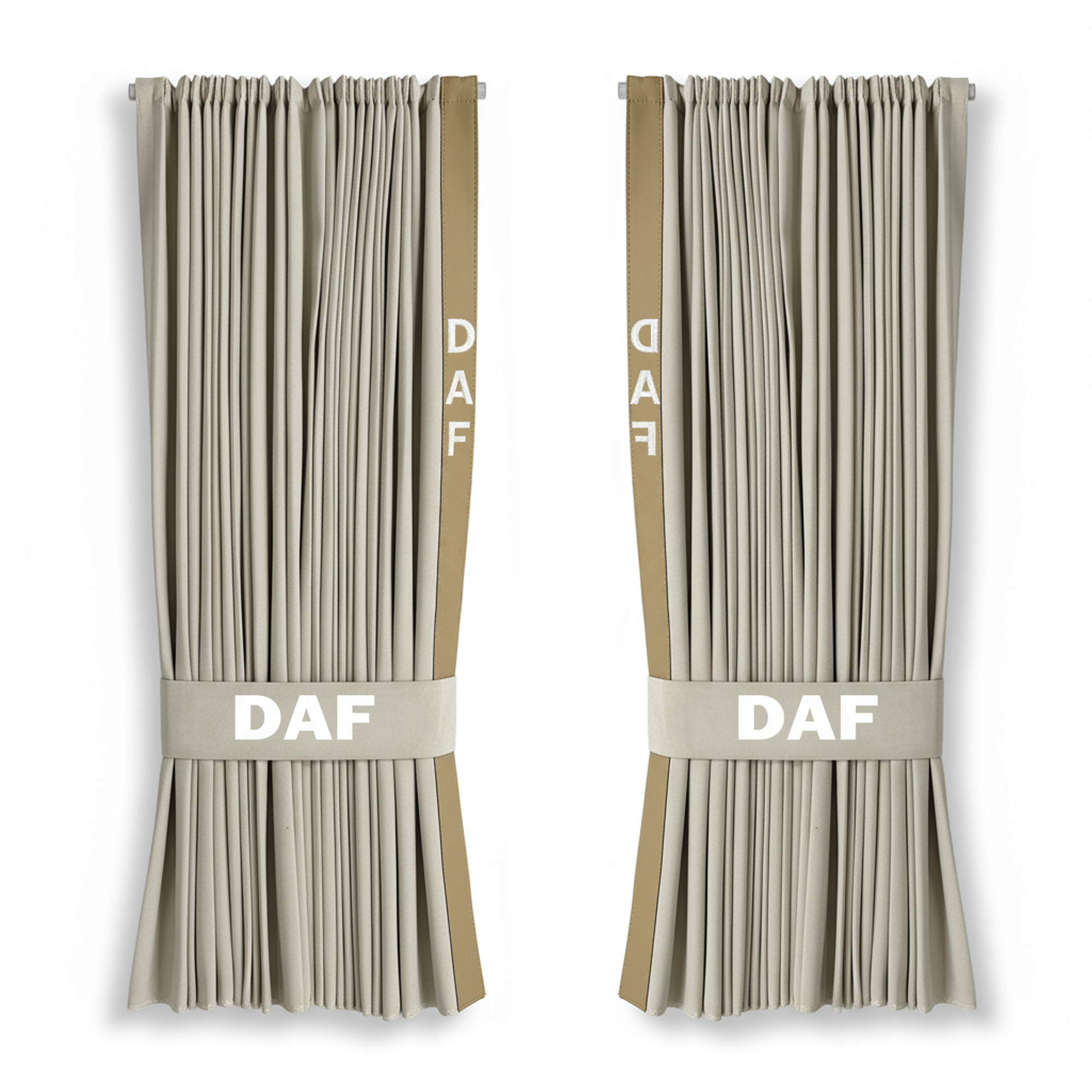 Logo DAF bianco beige