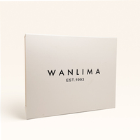 Boîte d'emballage pliable en forme de livre extra-large pour l'expédition de vêtements et de produits avec design personnalisable PPWR