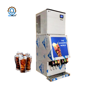Machine à boissons gazeuses en acier inoxydable SUS304 BB-4-1, fontaine à soda à 6 valves avec machine à glaçons pour le service alimentaire et des boissons - Product Image 5
