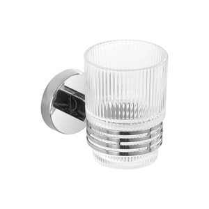 Portavasos Doble de Pared, Diseño Minimalista en Negro Mate, Ahorra Espacio, Estante de Almacenamiento para Baño - Product Image 3