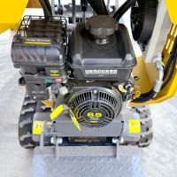Mini Dumper 500 kg Multifonctionnel à Chenilles, Brouette Motorisée Autochargeuse et Déchargeuse, Petit Dumper