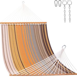 High Quality Quick Dry <b>Hammock</b> With Chains Double Size Spreader Bar Outdoor Patio Yard Poolside Beach <b>Hammock</b> - Product Image 1