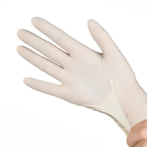 China Factory Günstige Latex Medizinische Untersuchung shand schuhe Latex puder freie sterile Einweg handschuhe