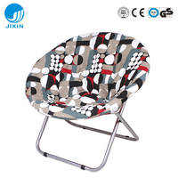 Chaises pliantes en demi-lune pour adultes, pour l'intérieur et l'extérieur du jardin, chaises à vaisselle, chaise pliante rembourrée en tube d'acier