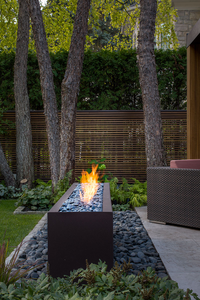 Outdoor Fire Pit <b>Firepit</b> <b>Table</b> Gas Corten Steel Garden Outdoor Fire Pit - Product Image 5