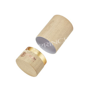 高級プレミアム香水パッケージ紙段ボールゴールドペーパーラウンドボックス光沢ラミネーションホワイトEVA挿入香水紙チューブ用 - Product Image 4