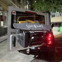 Kit Pembawa Barang di Bagasi Belakang, Braket Terintegrasi Ekspansi Bagasi Belakang Universal untuk BJ40, Seri Tank dan 212T01 serta Model Lainnya