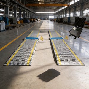 Balance de pesée sans fil 15 m pour camions, avec plateau en alliage d'<span class=keywords><strong>aluminium</strong></span> aéronautique, légère et durable, système de pesée mobile - Product Image 1