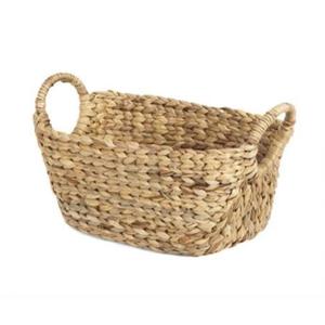 Handcrafted Water Hyacinth <b>Rectangular</b> <b>Storage</b> <b>Basket</b> with Twisted Handle Convenient Multi-Size Collection Direct Elegant Design - Product Image 4